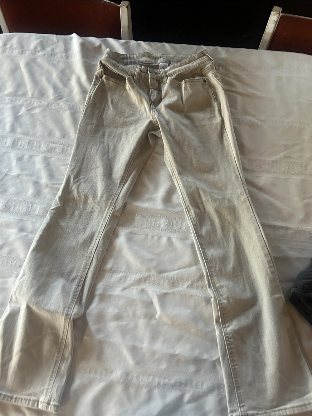 Time and Tru Women's Light Beige Bootcut Jeans